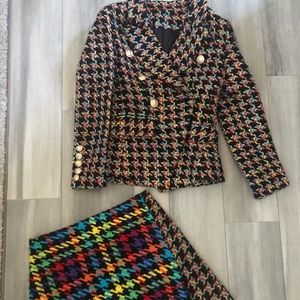 Alice + Olivia Skirt Suit Size 4